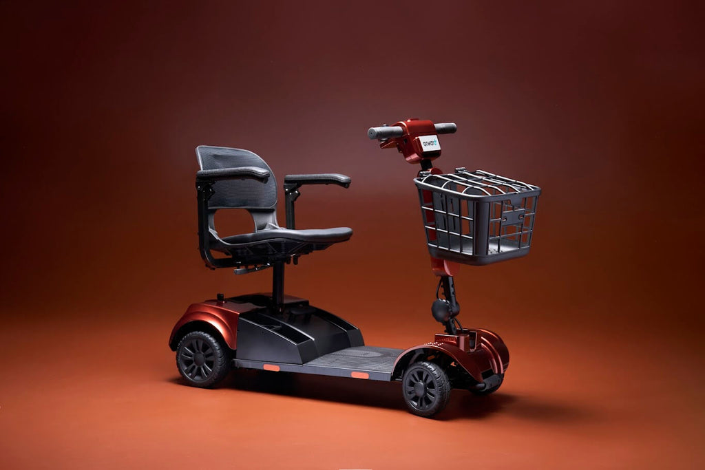 Orange Aluminum Power Scooter | Onward Mobility