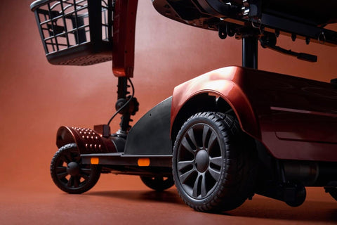 Rear Tires with Caps | Onward Mobility