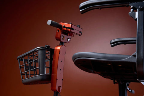 Seat With Arms | Aluminum Power Scooter