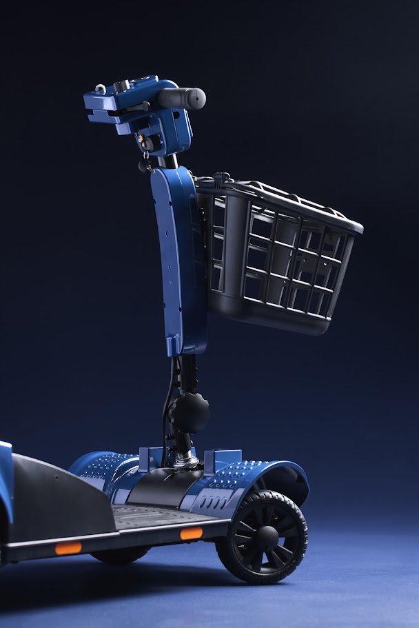 Blue Aluminum Power Scooter