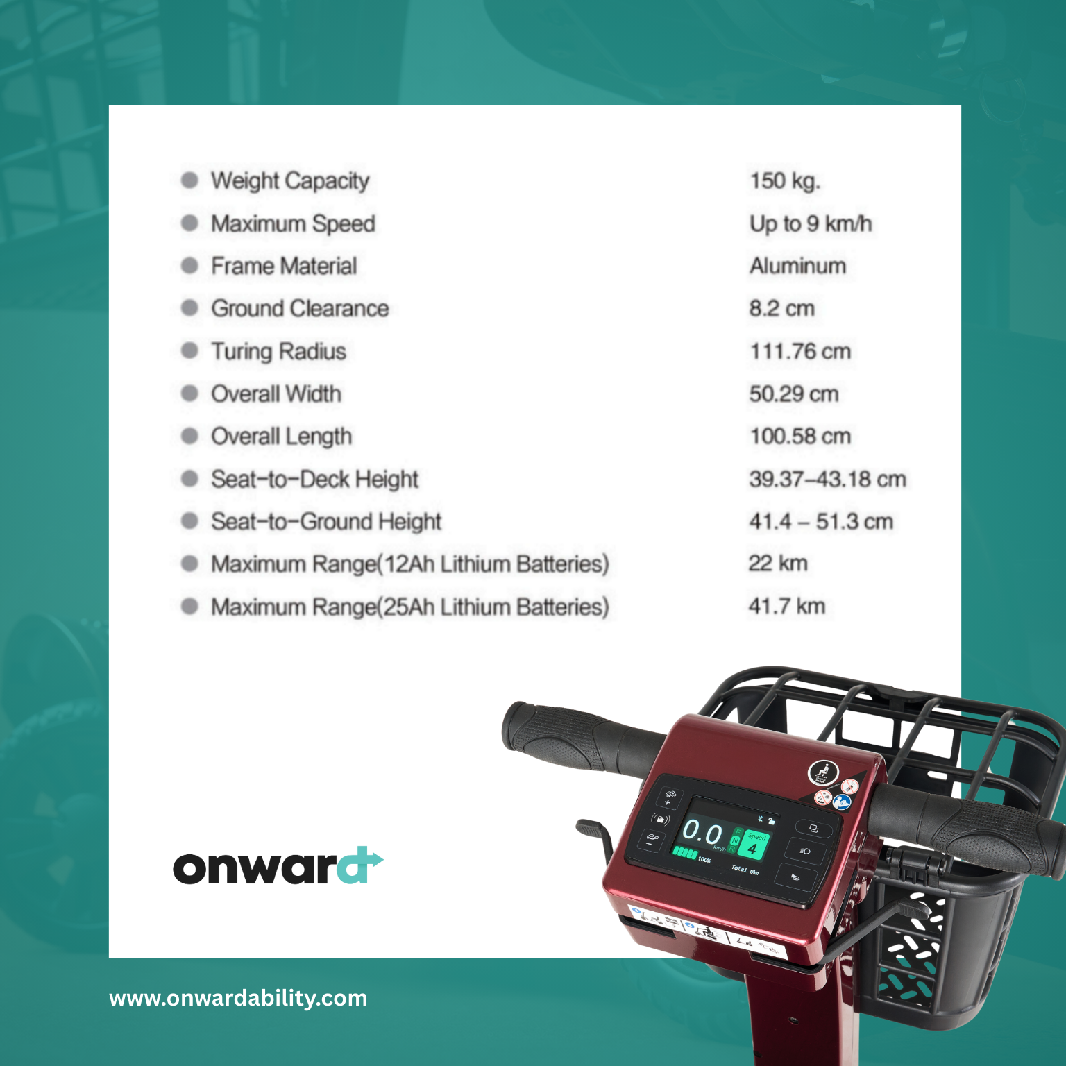Journey - Aluminium Power Scooter
