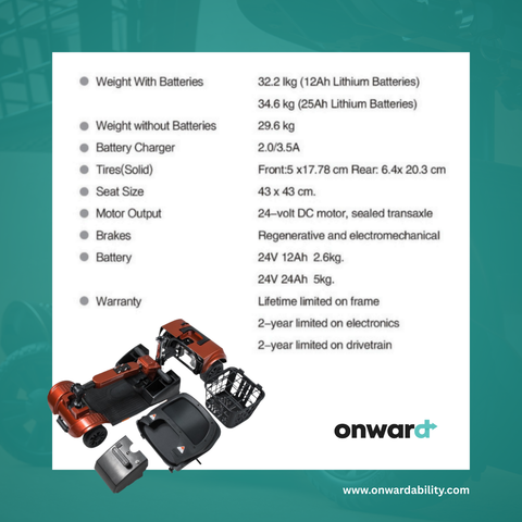 Journey Lite - Aluminum Power Scooter