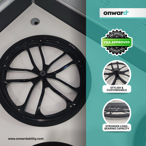 Magnesium Wheel for Lightweight Wheelchair