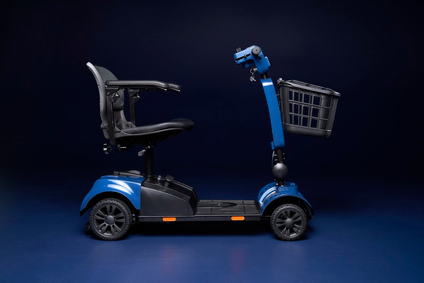 Blue Aluminum Power Scooter