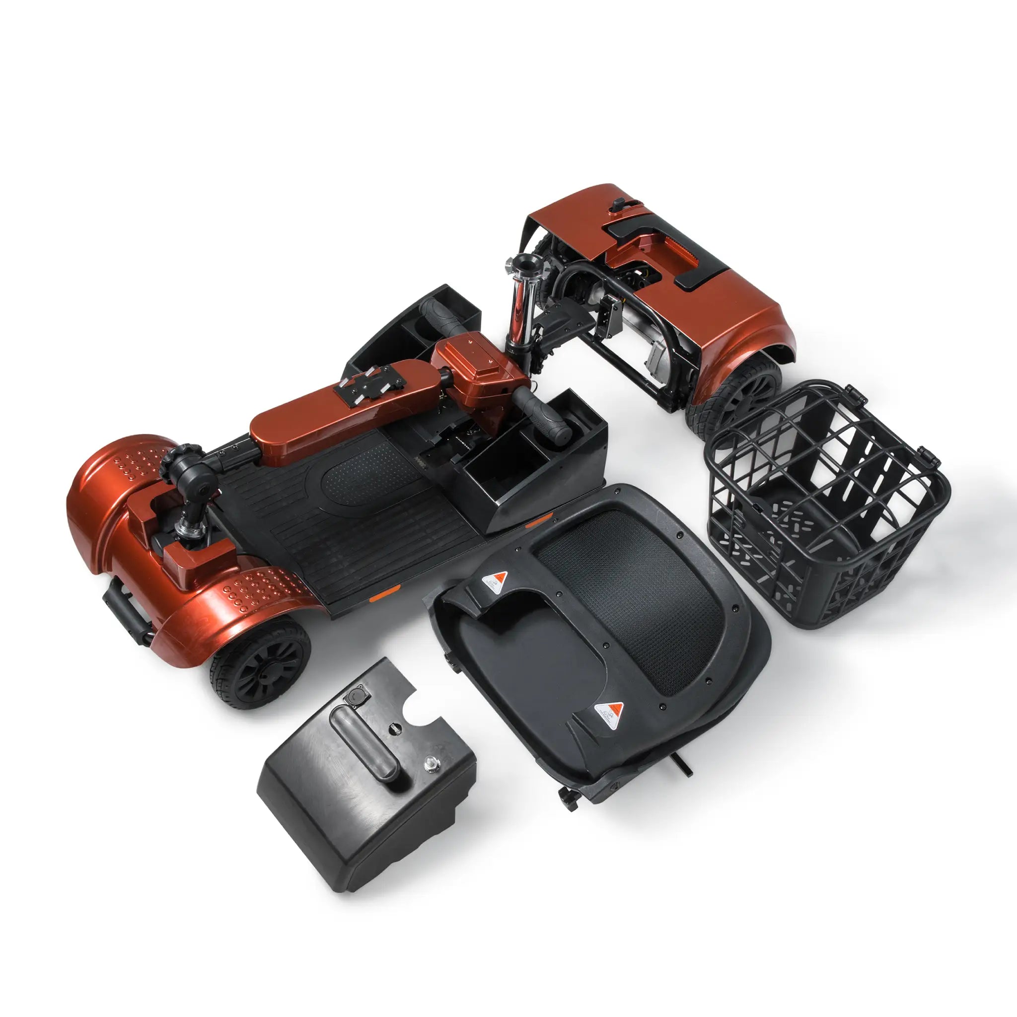 Journey Lite- Orange Aluminum Power Scooter