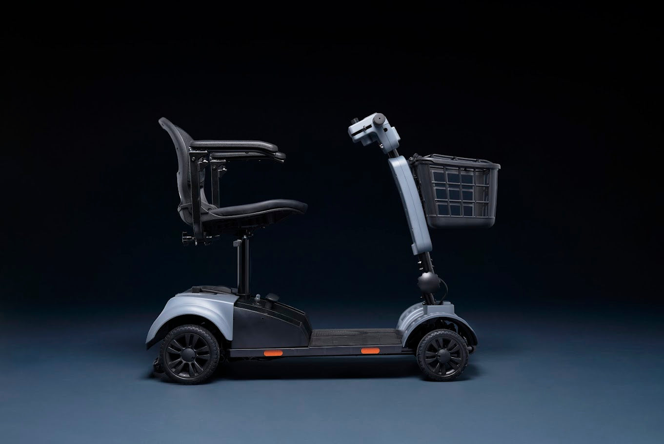 Gray Aluminum Power Scooter