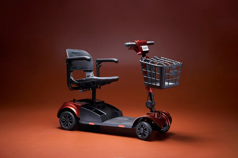 Orange Aluminum Power Scooter